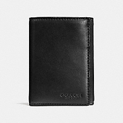 COACH F74948 Trifold Wallet BLACK