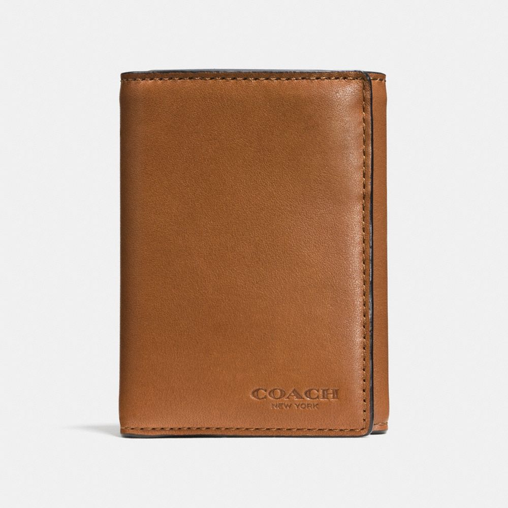 TRIFOLD WALLET - COACH F74948 - SADDLE