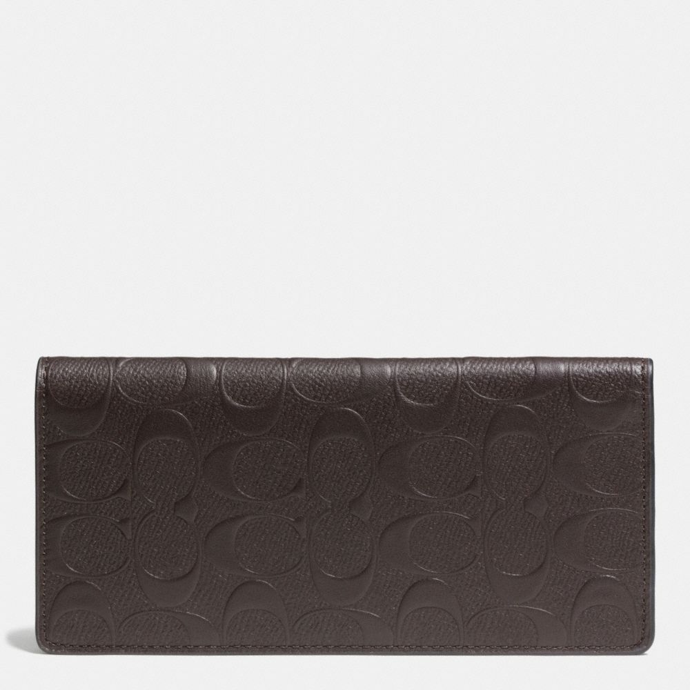 BREAST POCKET WALLET IN SIGNATURE LEATHER - MAHOGANY - COACH F74963
