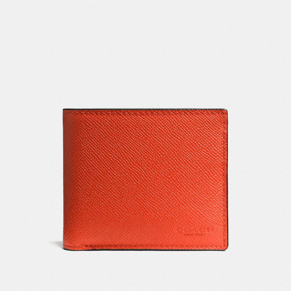 COMPACT ID WALLET - VINTAGE ORANGE - COACH F75096