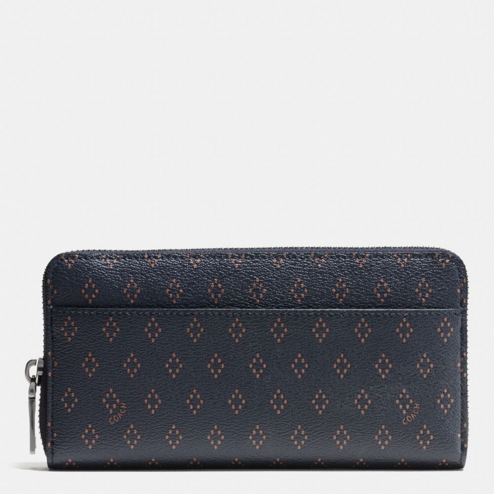 COACH F75405 ACCORDION WALLET IN FOULARD PRINT COATED CANVAS DIAMOND-FOULARD