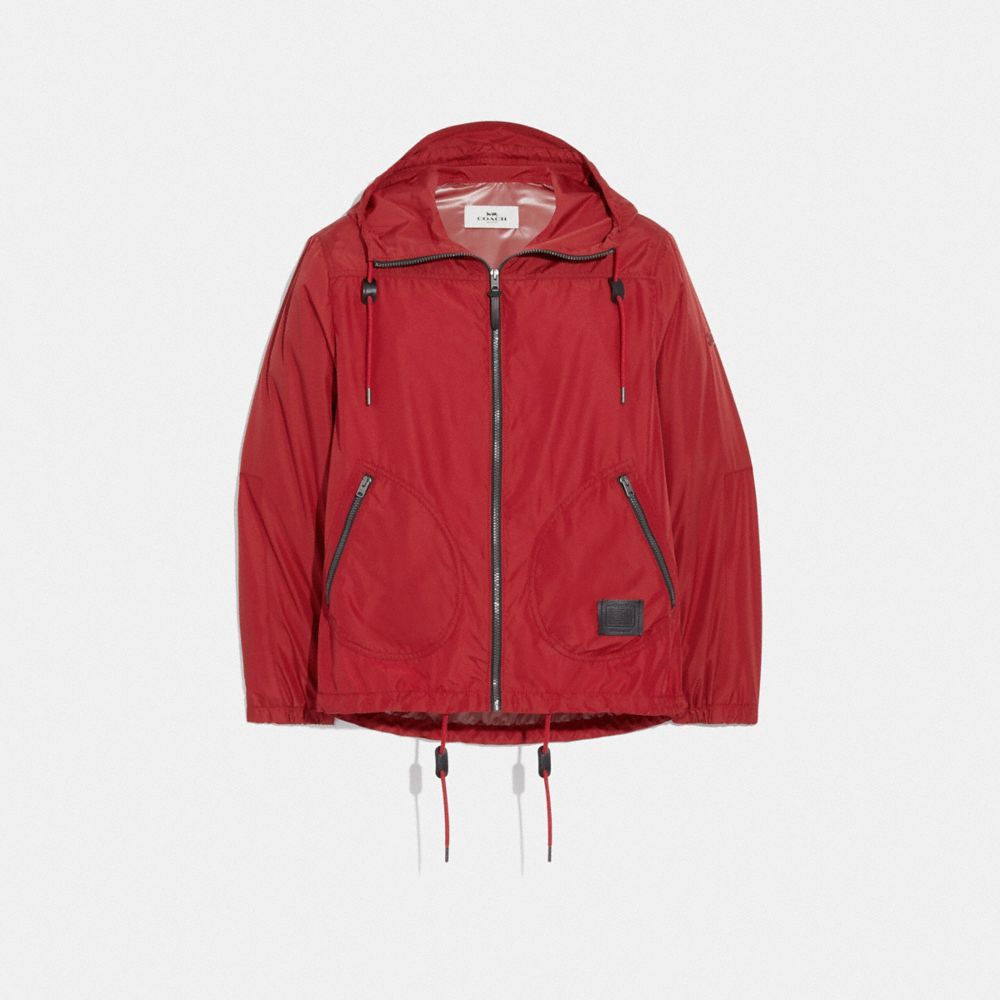 RAIN REACTIVE WINDBREAKER - CHERRY - COACH F75707