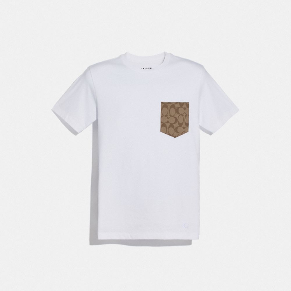 ESSENTIAL T-SHIRT - WHITE - COACH F75710