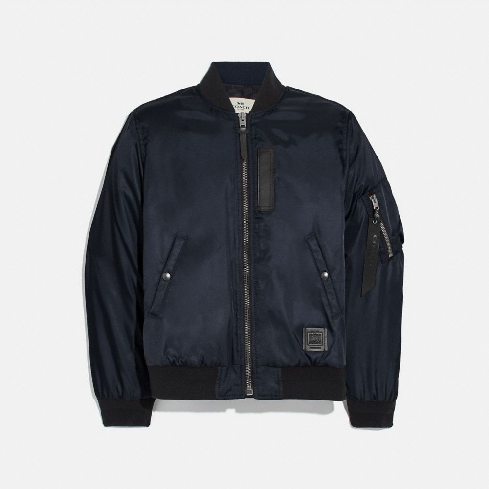 COACH F75711 Ma-1 Jacket NAVY