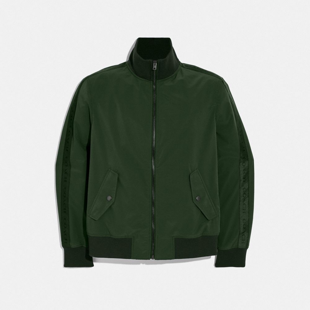 COACH TRACK JACKET - DARK MOSS - F75719