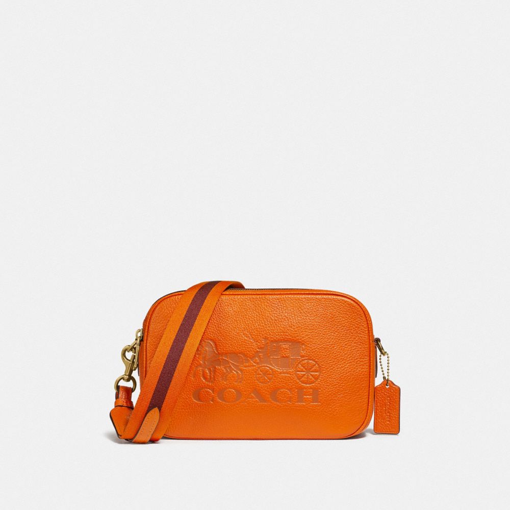 JES CROSSBODY - DARK ORANGE/IMITATION GOLD - COACH F75818