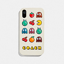 IPHONE XR CASE WITH PAC-MAN MOTIF - CHALK MULTI - COACH F75851