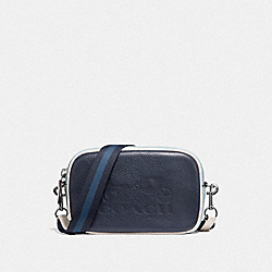 JES CONVERTIBLE BELT BAG IN COLORBLOCK - MIDNIGHT/MULTI/SILVER - COACH F75907