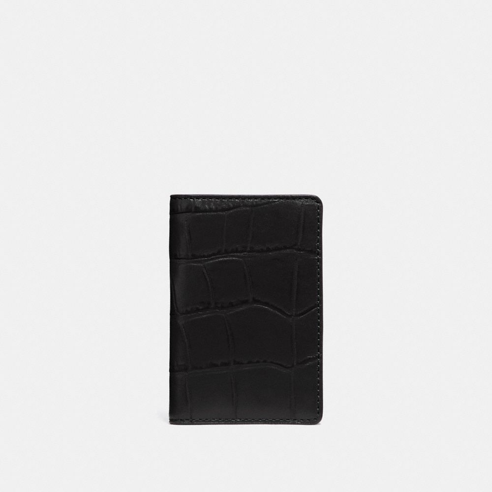 COACH F75913 CARD WALLET BLACK