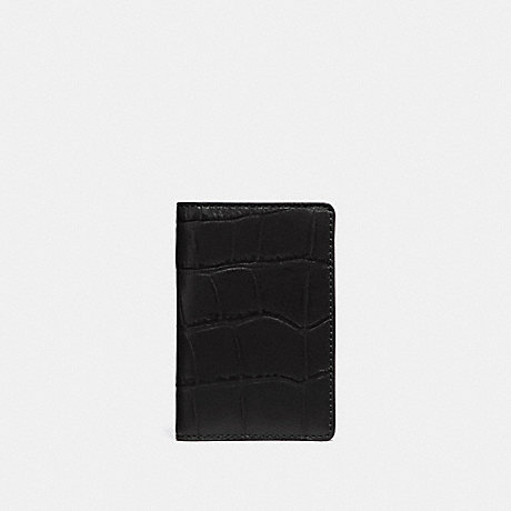 COACH CARD WALLET - BLACK - F75913