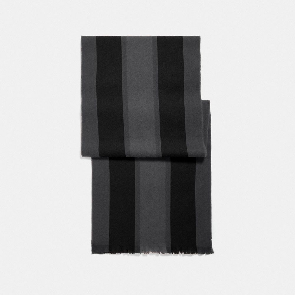 COACH VARSITY SPORT SCARF - GRAPHITE - F76059