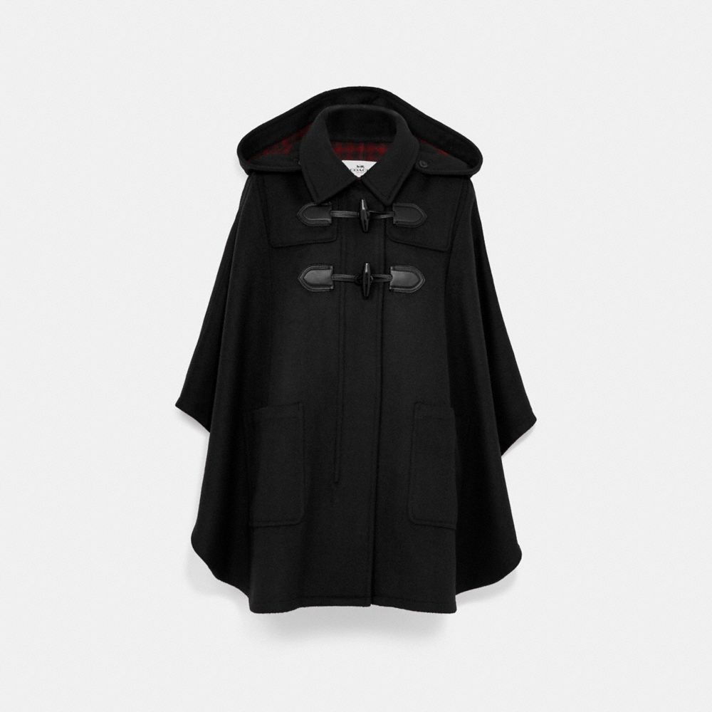 DUFFLE CAPE - BLACK - COACH F76277