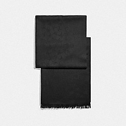 COACH F76394 Signature Wrap BLACK/BLACK