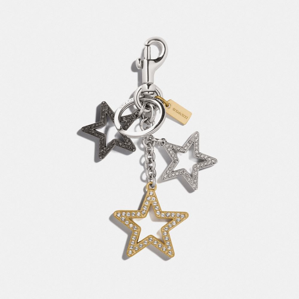 COACH F76455 - MULTI STAR BAG CHARM SV/GOLD