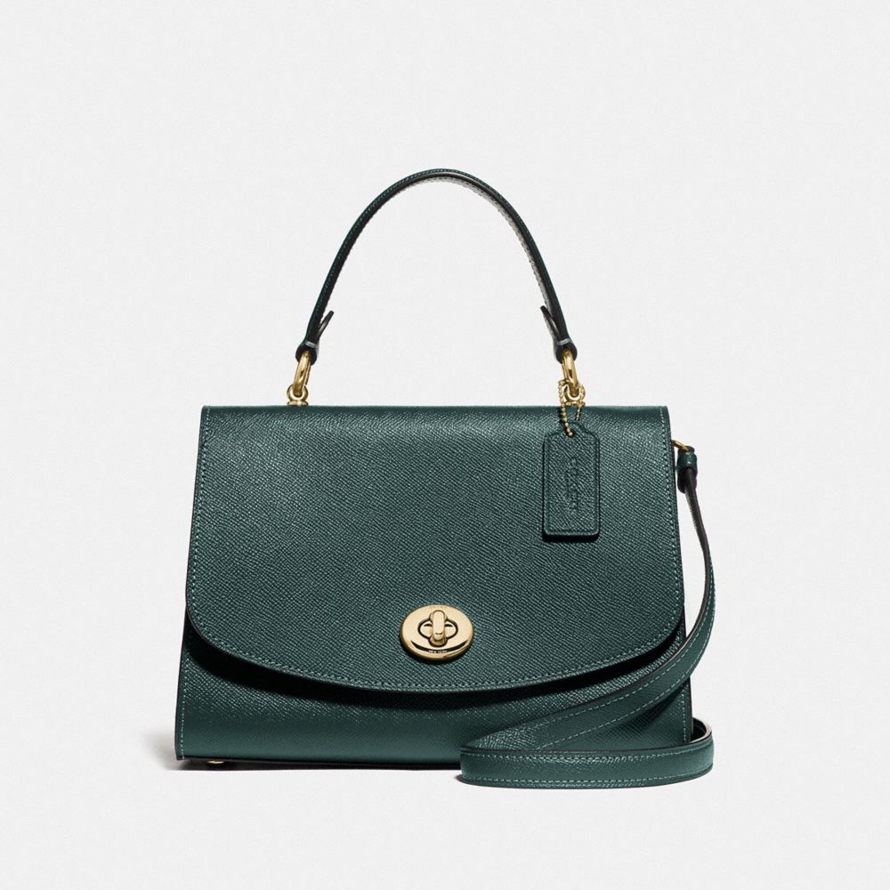 TILLY TOP HANDLE SATCHEL - IM/EVERGREEN - COACH F76618