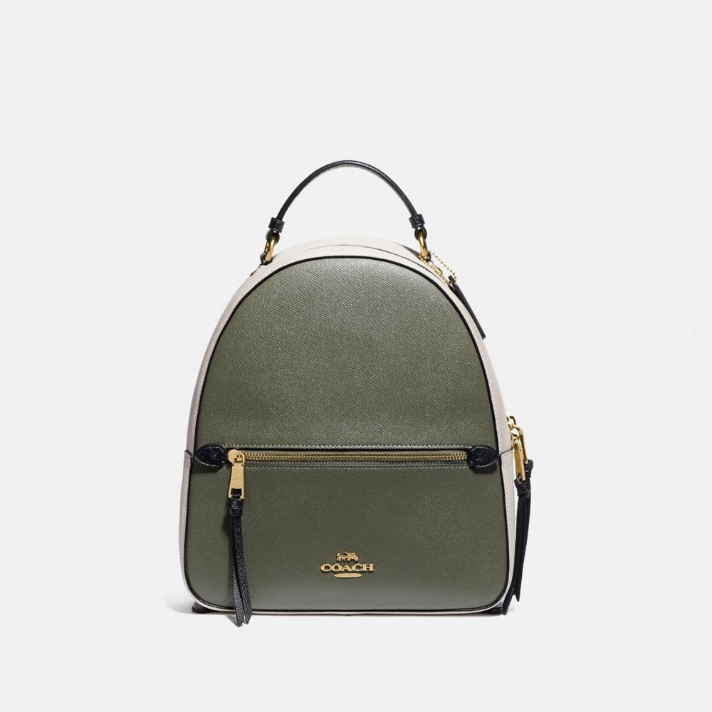 coach green backpack