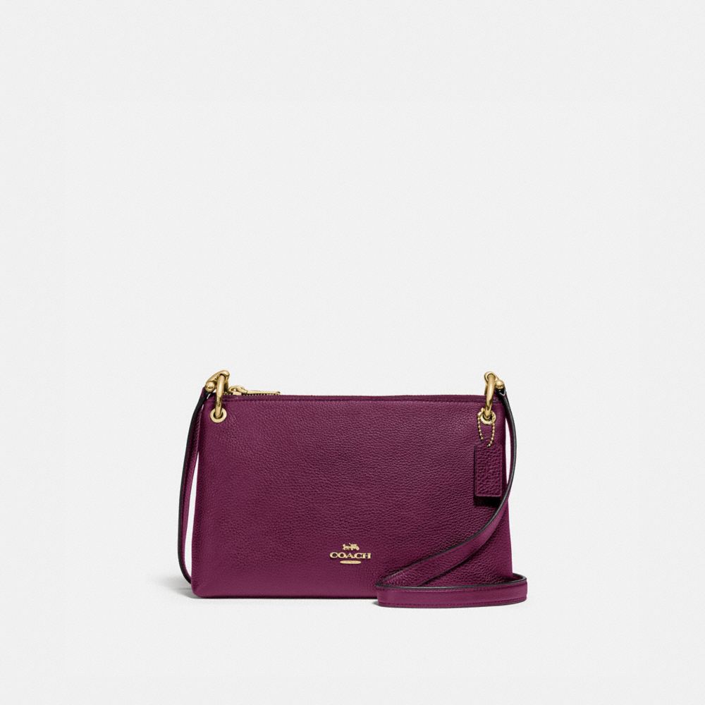 COACH F76645 - MIA CROSSBODY IM/DARK BERRY