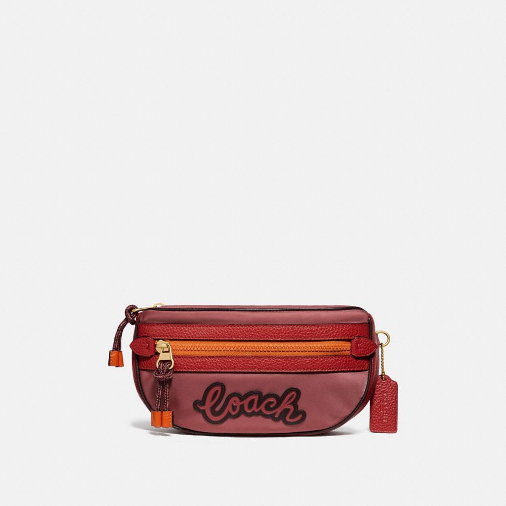 COACH F76649 - VALE BELT BAG ROUGE MULTI/IMITATION GOLD