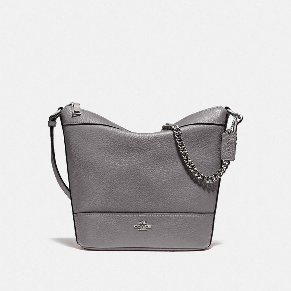 COACH F76668 SMALL PAXTON DUFFLE HEATHER GREY/SILVER