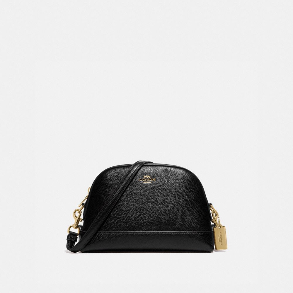 COACH F76673IMBLK DOME CROSSBODY IM/BLACK