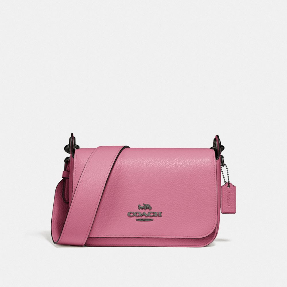 SMALL JES MESSENGER - QB/PINK ROSE - COACH F76698