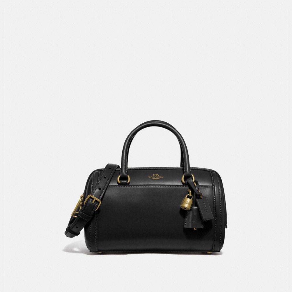 COACH F76705 ZOE BARREL SATCHEL IM/BLACK