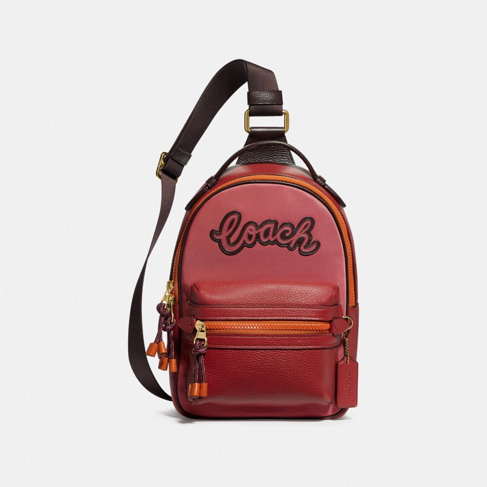 COACH F76728 VALE SLINGPACK ROUGE MULTI/IMITATION GOLD