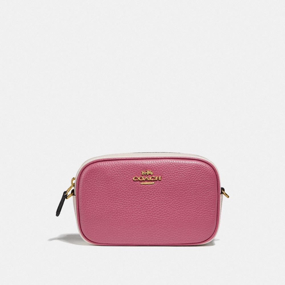 COACH F76761 CONVERTIBLE BELT BAG IN COLORBLOCK ROUGE MULTI/GOLD