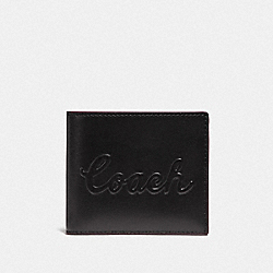 COACH F76875 3-in-1 Wallet With Coach Print BLACK/BLACK ANTIQUE NICKEL