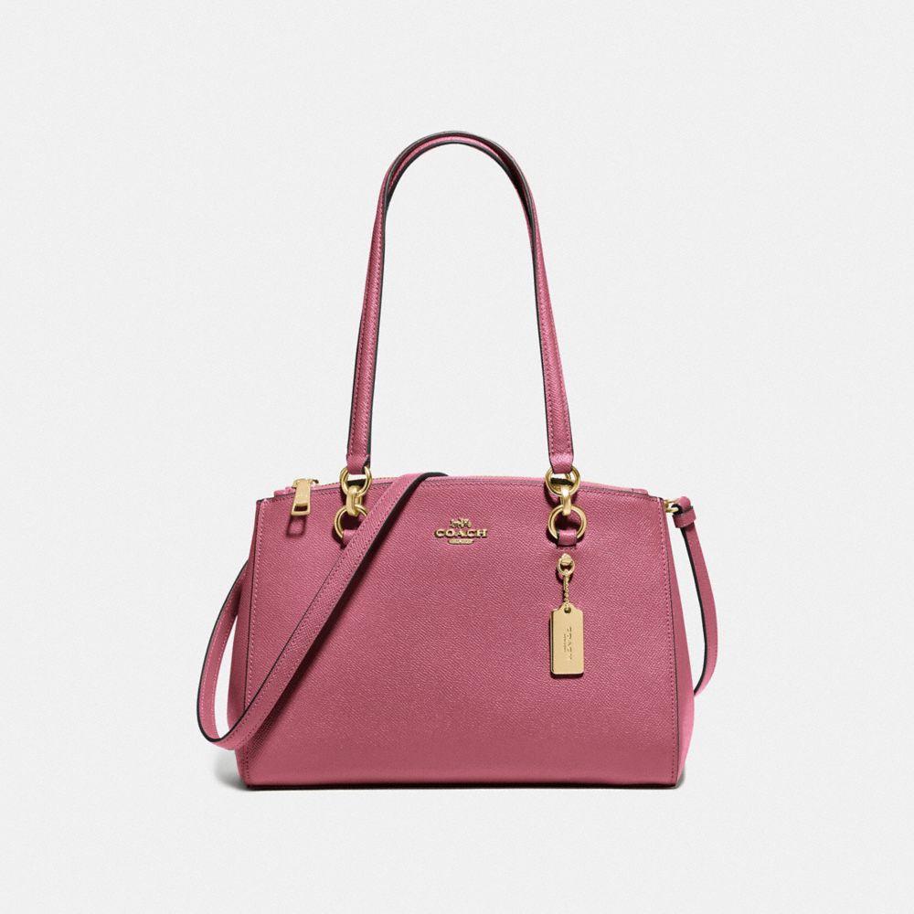 COACH ETTA CARRYALL - ROUGE/GOLD - F76938