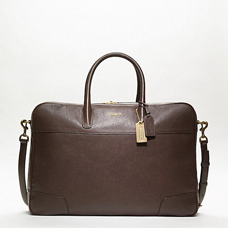 COACH f77248 CROSBY LEATHER SOFT SUITCASE 