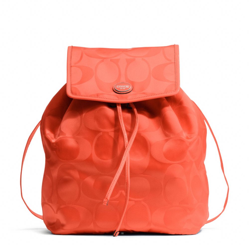 COACH f77350 GETAWAY SIGNATURE PACKABLE BACKPACK 