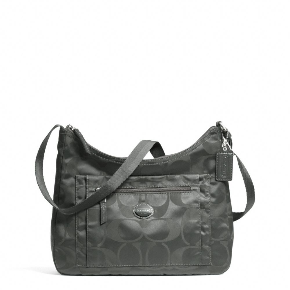 COACH F77369 GETAWAY PACKABLE CROSSBODY SILVER/GREY