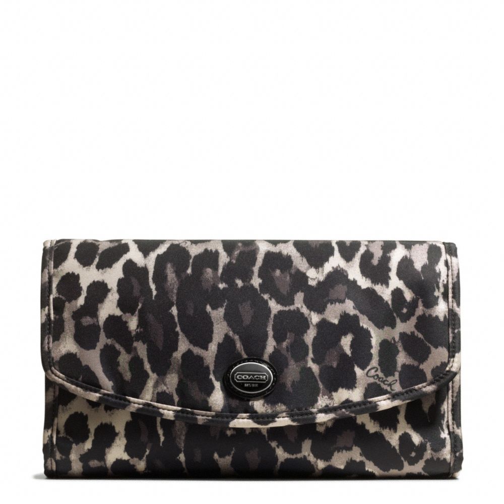 COACH F77428 Getaway Ocelot Print Cosmetic Kit 