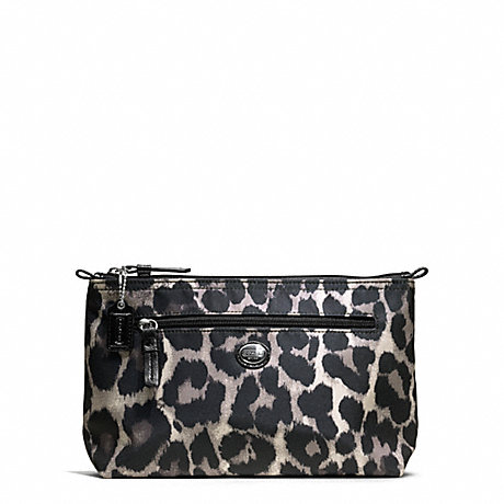COACH F77430 GETAWAY OCELOT PRINT COSMETIC POUCH ONE-COLOR