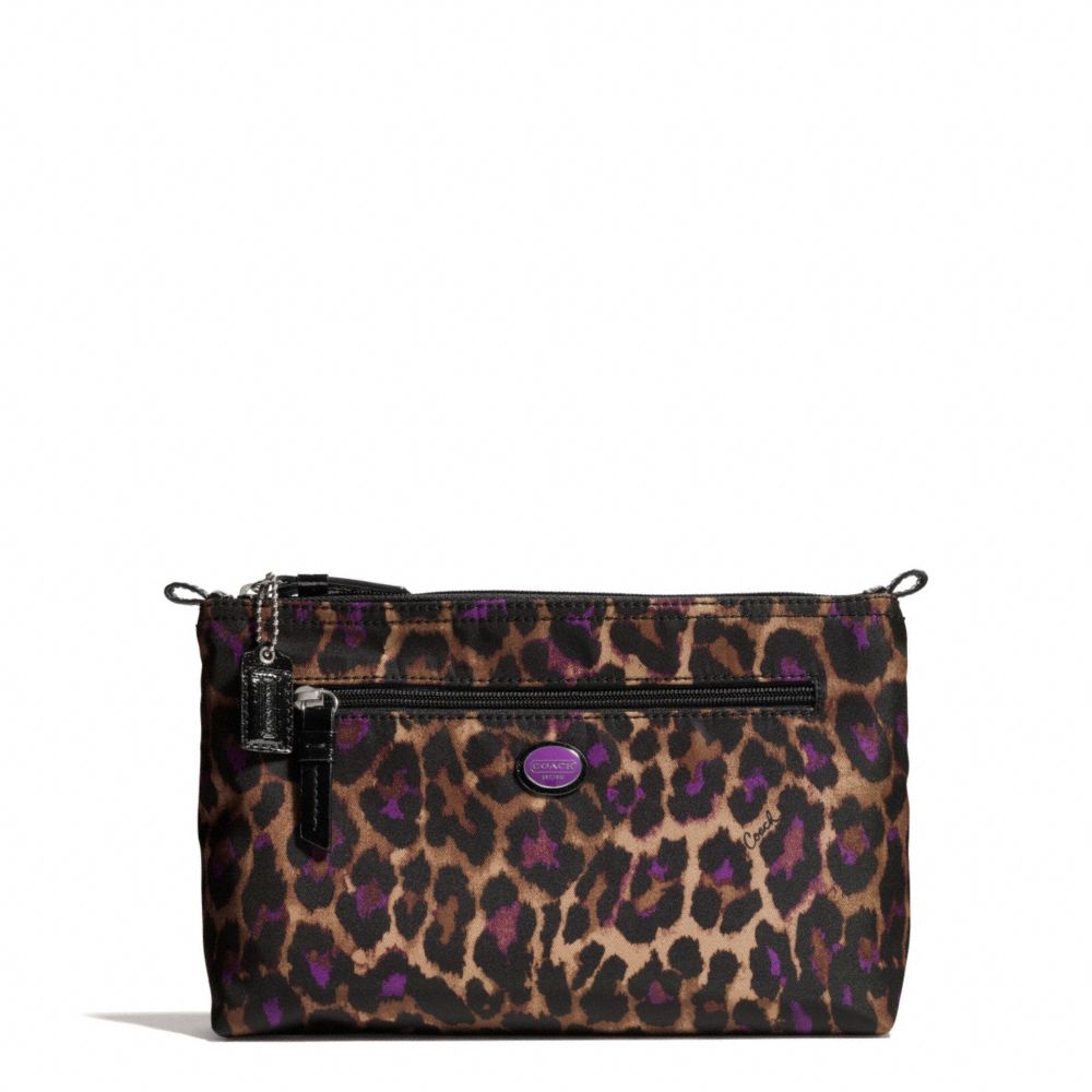 GETAWAY OCELOT PRINT COSMETIC POUCH - f77463 - F77463SVVO