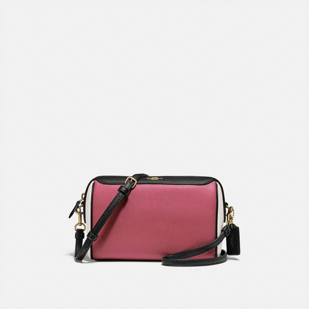 COACH F77685 BENNETT CROSSBODY IN COLORBLOCK ROUGE-MULTI/GOLD