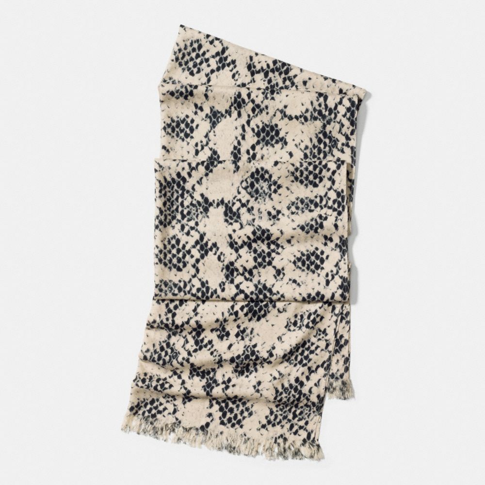 PYTHON SIGNATURE C STOLE - f77761 - CREAM