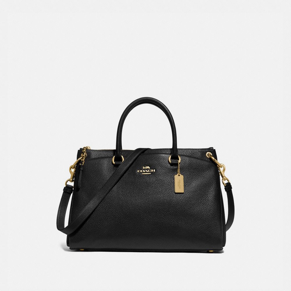 COACH MIA SATCHEL - IM/BLACK - F77884