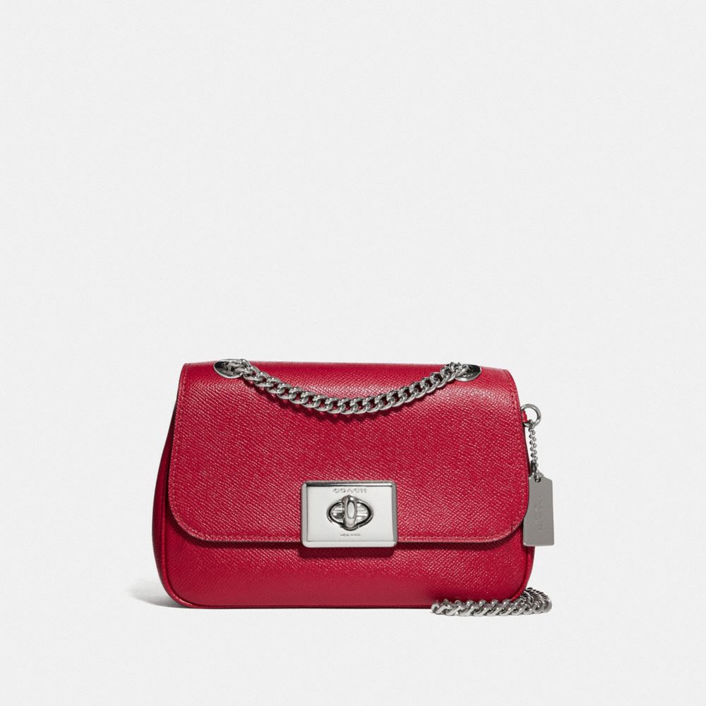 COACH F77974SVP4Z MINI CASSIDY CROSSBODY SV/BRIGHT CARDINAL