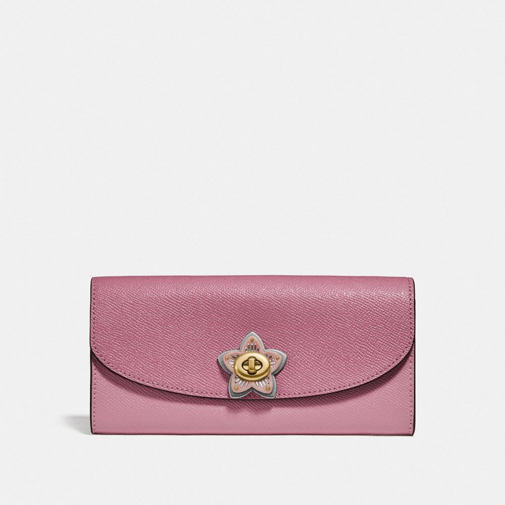 COACH F78068 Slim Envelope Wallet IM/ROSE