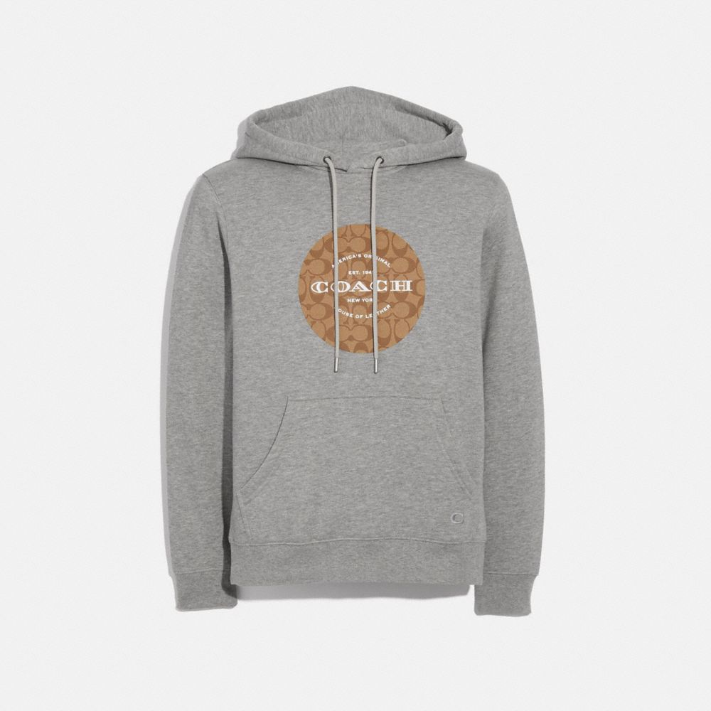 PULLOVER HOODIE - F78299 - HEATHER GREY