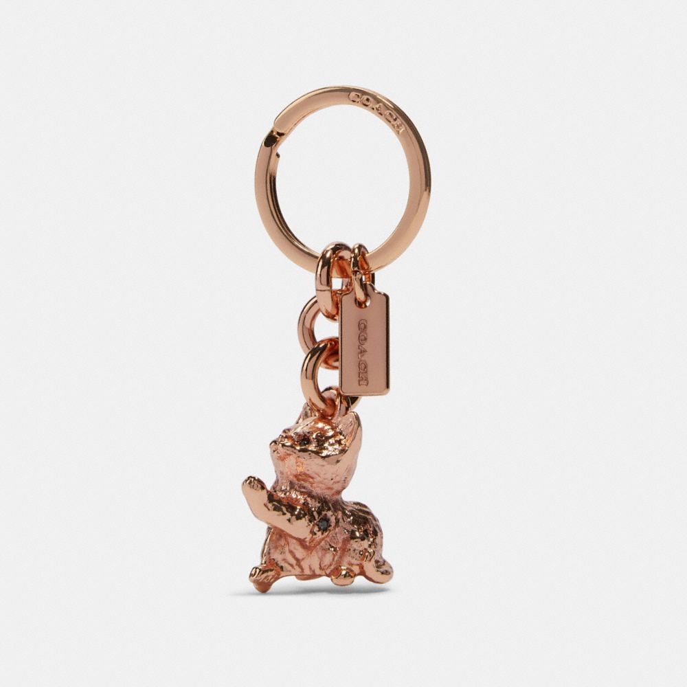 CAT KEY CHAIN - RS/ROSEGOLD - COACH F78368