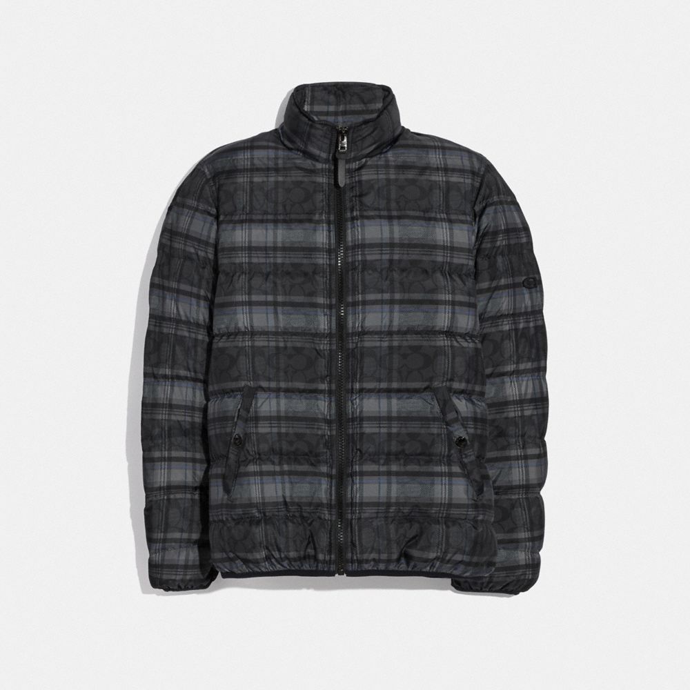 DOWN JACKET - F78454 - SIG C PLAID