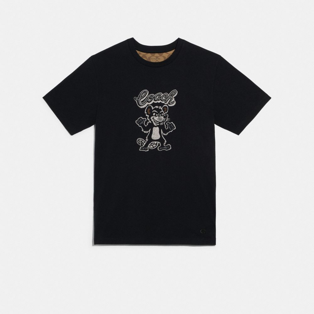 COACH F78463 Party Rat T-shirt BLACK