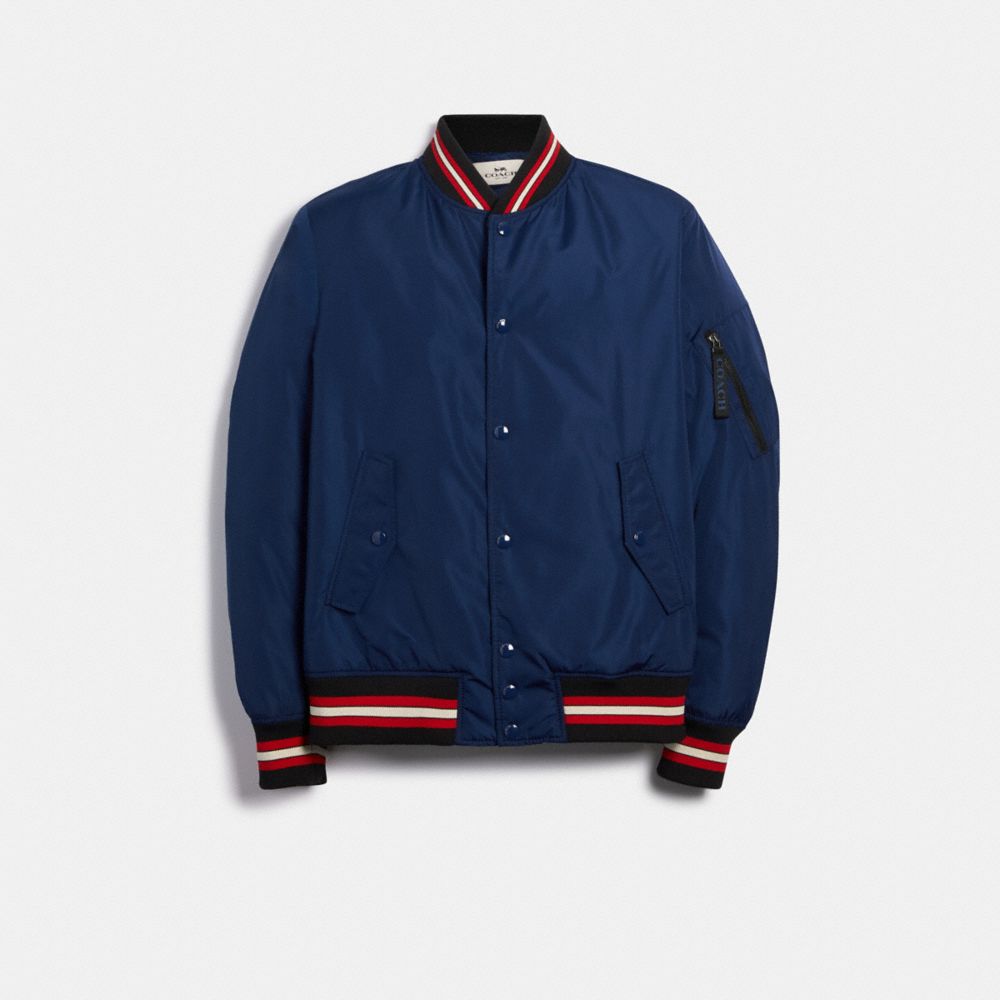 LIGHTWEIGHT VARSITY JACKET - F78474 - CADET