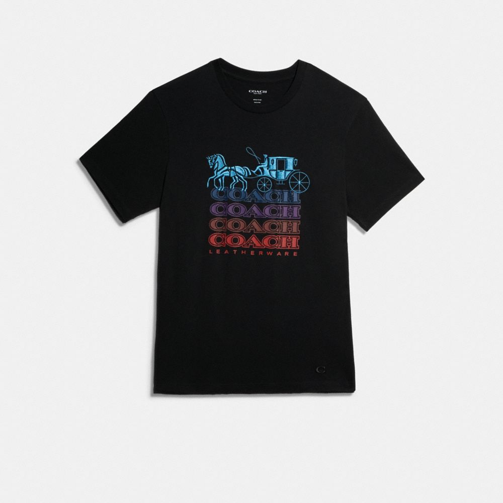 COACH T-SHIRT - F78480 - BLACK