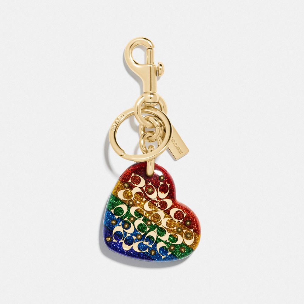 SPRINKLE SIGNATURE HEART BAG CHARM - F78691MTI - MULTICOLOR