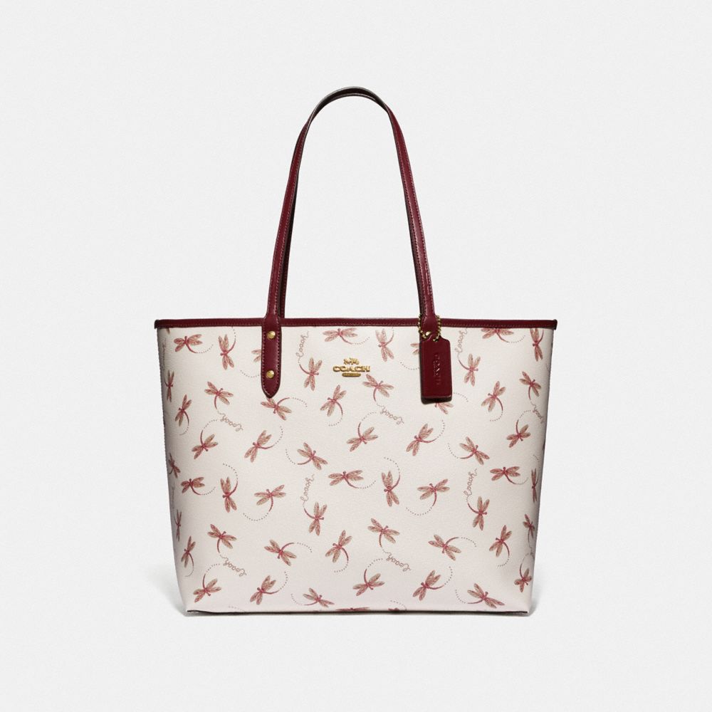 COACH®  City Tote With Lovely Butterfly Print