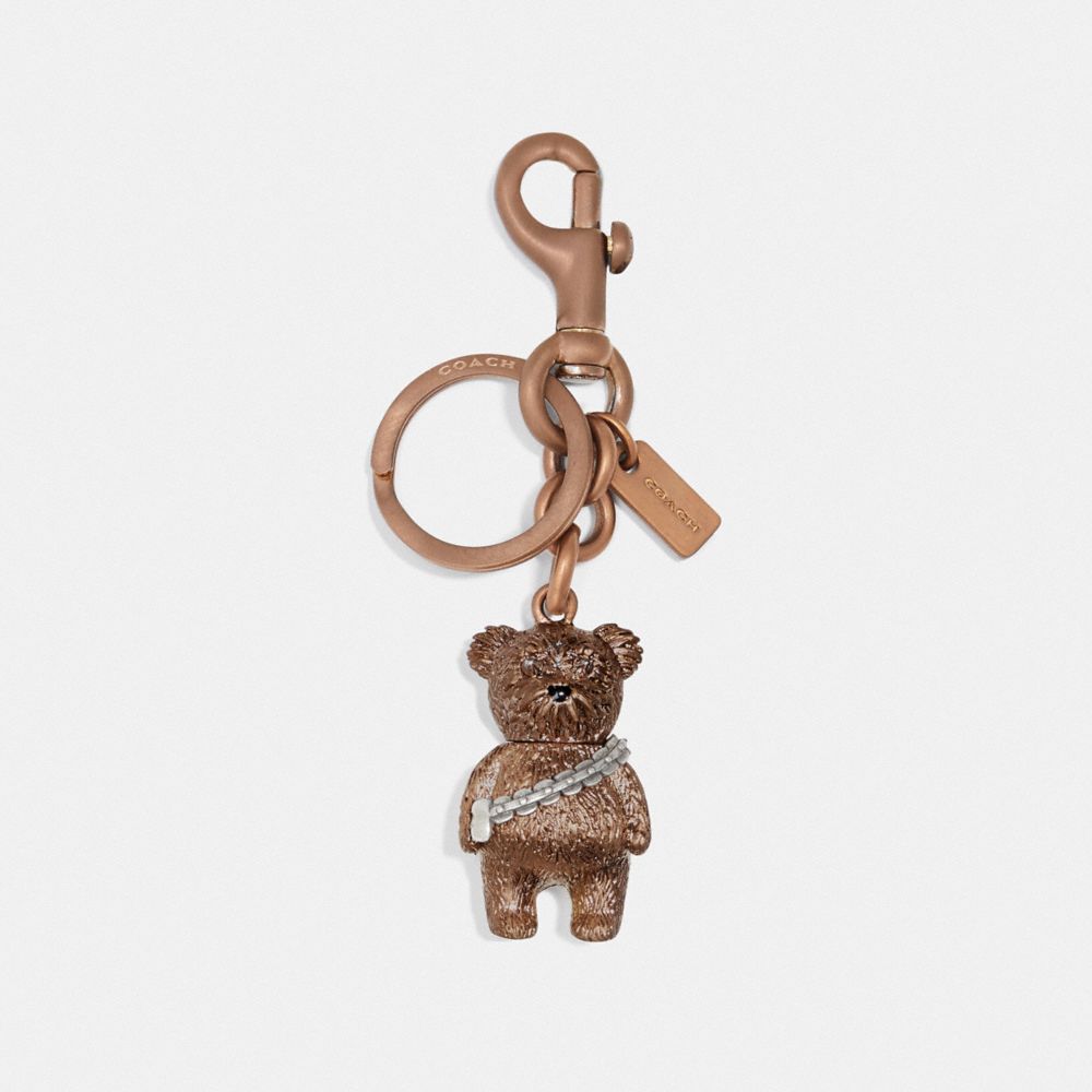 COACH F78813 STAR WARS X COACH CHEWBACCA BEAR BAG CHARM BRONZE